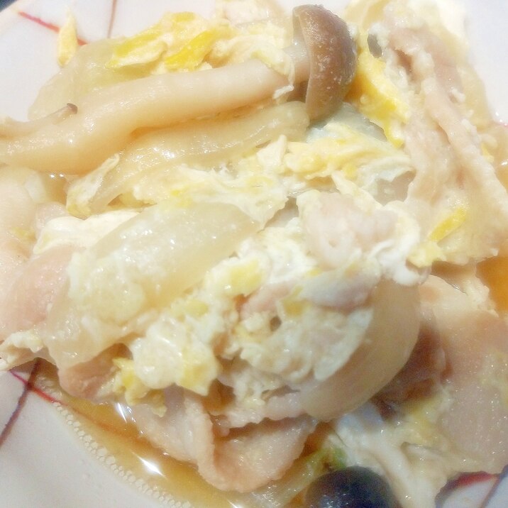 豚バラ しめじ 玉ねぎの卵とじ レシピ 作り方 By いち に しゃーん 楽天レシピ 豚バラ しめじ 玉ねぎの卵とじ レシピ 作り方 By いち に しゃーん 楽天レシピ
